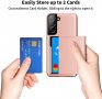  Нов Удароустойчив калъф за телефон с джоб за карти Samsung S22+ Самсунг, снимка 1 - Калъфи, кейсове - 36027776