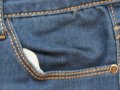 Дамски слим дънки индиго DANPAISI, размер 30, снимка 6