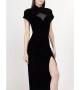 Long velvet dress , снимка 2
