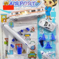 Детски комплект летище, снимка 1 - Влакчета, самолети, хеликоптери - 41920504