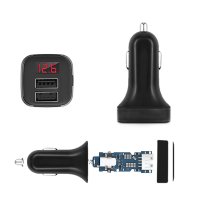 Авто волтметър за запалка с USB, снимка 3 - Аксесоари и консумативи - 40413799