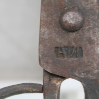 Стара кована ножица майстор ''А.И" , снимка 8 - Антикварни и старинни предмети - 44716298