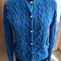 Синя жилетка и пуловер, снимка 4 - Жилетки - 42219773