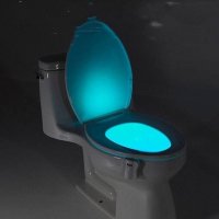 LED осветление за тоалетна чиния със сензор за движение – променящи се светлини, снимка 2 - Други стоки за дома - 41453294