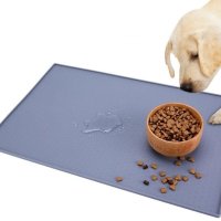  Силиконова Подложка за хранене на домашни любимци, 60х40 сантиметра , снимка 6 - Други стоки за животни - 40384364