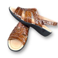 Анатомични сандали Aerosoft - естествена кожа - Ликвидация, снимка 2 - Сандали - 26037192