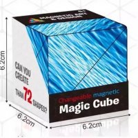 Магнитен куб, антистрес играчка, снимка 1 - Пъзели - 39852002