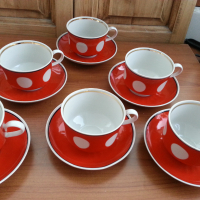 Руски порцелан чаши за чай, снимка 8 - Други ценни предмети - 36437826
