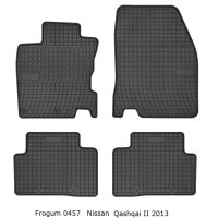 Гумени стелки Frogum за Нисан Кашкай Nissan Qashqai II 2013+, снимка 1 - Аксесоари и консумативи - 41020525