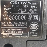Радиокасетофон CROWN SZ-1130SL, снимка 6 - Радиокасетофони, транзистори - 41431124