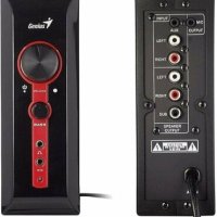 Genius SW-G2.1 1250 GX Gaming 38W 2.1 Channel Gaming Speaker System, снимка 4 - Тонколони - 42606994