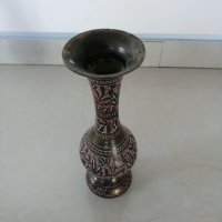 Индийска месингова ваза 20 см. , снимка 5 - Други стоки за дома - 35692145