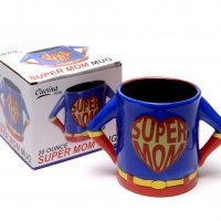 Чаша - Super mom (Superman, Супермен), снимка 1 - Арт сувенири - 38968319