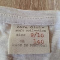 Блуза  ZARA с бродерия р-р 134/140, снимка 2 - Детски Блузи и туники - 34576889