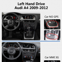 AUDI A4 B8 2009-2012 - 8.8''  навигация с мултимедия андроид ауди а4 b8 android, 9235, снимка 3 - Навигация за кола - 34548660