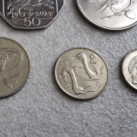 Монети . Кипър .1,2 ,5, 10 ,20 ,50 и 100  цента. 7 бройки., снимка 5 - Нумизматика и бонистика - 44792943