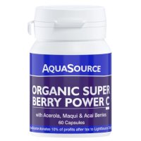 AquaSource Organic Super Berry Power C - 60 капсули, снимка 1 - Хранителни добавки - 42247053