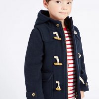 Стилно вълнено палто на ZARA за 3 год., снимка 3 - Детски якета и елеци - 39273621