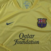 nike Barcelona FC Barca FCB Spain nike 2011/12 men's - страхотна мъжка блуза КАТО НОВА ХЛ, снимка 2 - Блузи - 40423142
