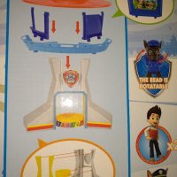 База / Наблюдателна кула на Пес патрул,със звук,светлина и асансьор,с 8 фигурки+синя плюшена раничка, снимка 4 - Играчки за стая - 34522299