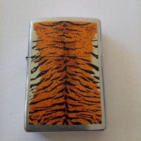 ПРОМО Запалка Zippo Модел Animal Tiger Внос от Англия, снимка 1 - Запалки - 39995176