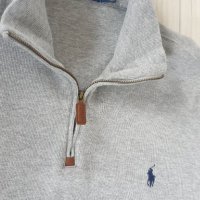 POLO Ralph Lauren Estate Rib Quarter Zip Pullower Mens Size 2XL TTG НОВО! ОРИГИНАЛ! Мъжки Памучен пу, снимка 10 - Блузи - 44214484