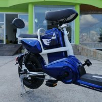 Електрически Скутер-Велосипед EBZ16 500W - BLUE (с преносима батерия), снимка 3 - Мотоциклети и мототехника - 34459570