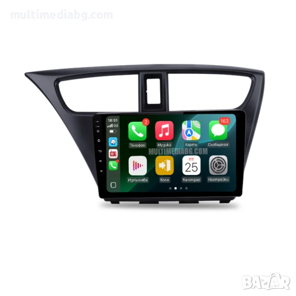 Honda Civic 2012-2017 Мултимедия Навигация Android, снимка 1