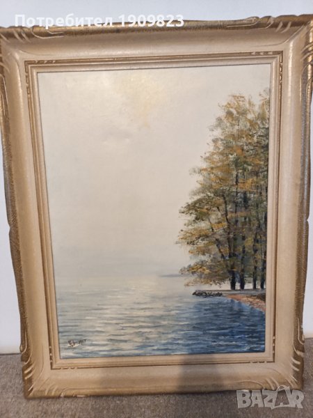 Стара маслена картина, снимка 1