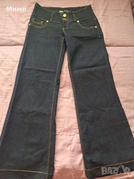 Дънки с широк крачол, снимка 1