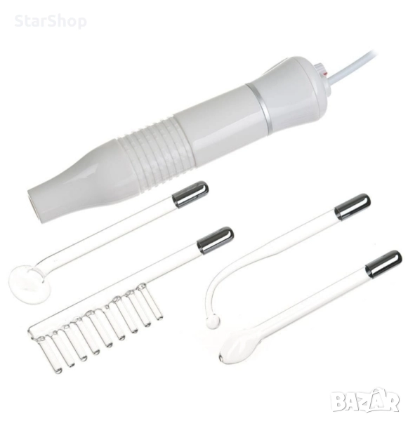 Дарсонвал апарат за грижа за лице BS, BI-094, 4 електрода, 30W, бял, снимка 1