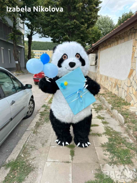 Изненада с гигантска бяла мечка, панда, Стич, Чебурашка , снимка 1