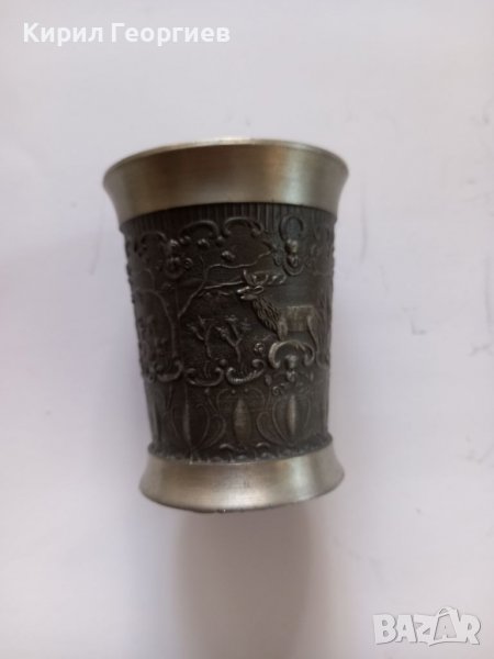 Релефна цинкова чаша , снимка 1