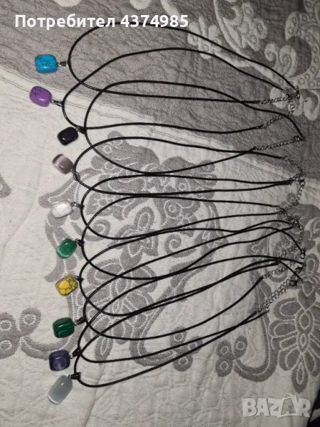 Дамски колиета с висулки , снимка 1