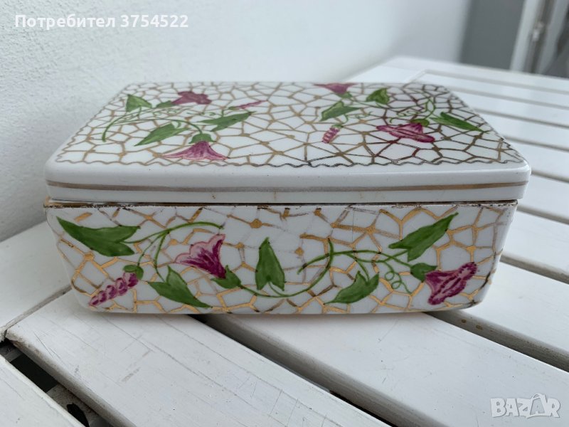 Порцеланова стара кутия за бижута от Richard Ginori, снимка 1