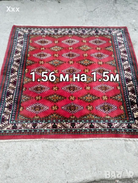 Ръчно тъкан вълнен килим.Топ качество за ценители., снимка 1