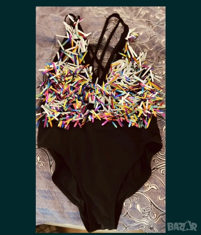 Екстравагантен цял бански, снимка 1