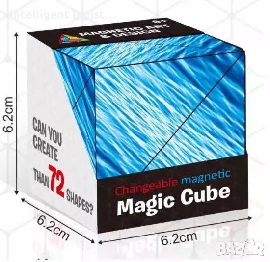 Магнитен куб, антистрес играчка, снимка 1