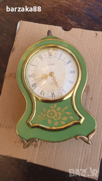 Настолен часовник Cyma Рядък !, снимка 1