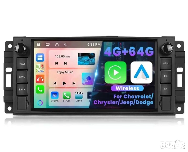 Мултимедия Chevrolet Навигация Android CHRYSLER JEEP Cherokee DODGE, снимка 1