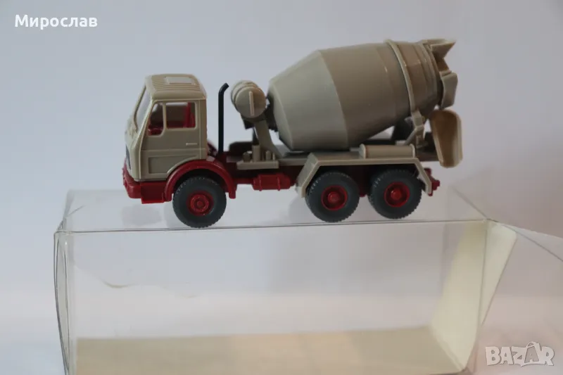 WIKING H0 1/87 MERCEDES BENZ БЕТОНОВОЗ МОДЕЛ КОЛИЧКА КАМИОН, снимка 1