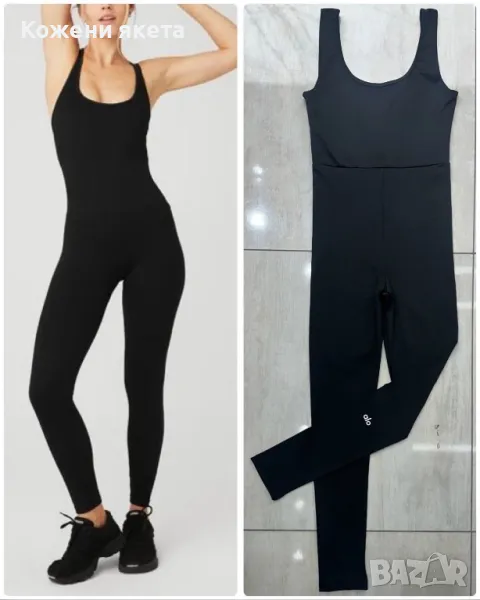 Черен гащеризон ALO супер оформящ и удобен, снимка 1