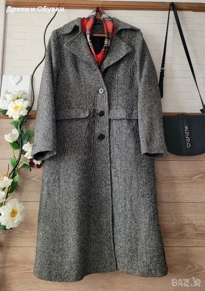 Дълго палто вълна , снимка 1