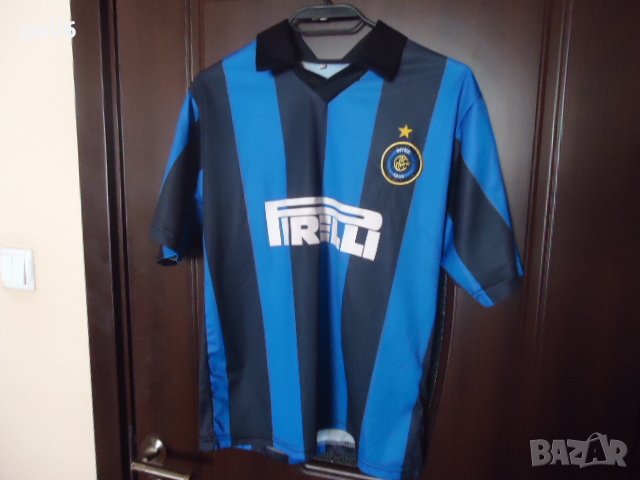 детска синя футболна фанелка №10 Inter, снимка 1