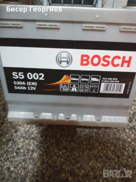 Акумулатори BOSCH AGM - 2 бр. ( 54 Ah/530 А и 70 Ah/ 760 А ), снимка 1