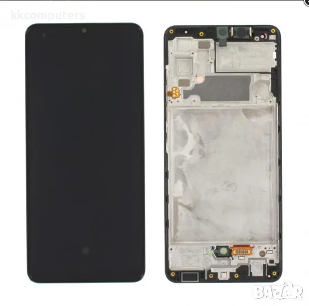 LCD Дисплей за Samsung SM-A325 A32 4G / GH82-2525579A / Тъч скрийн / Рамка / Черен / Оригинал Servic, снимка 1