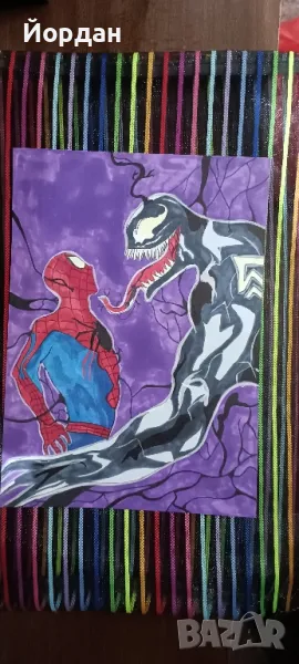 Рисунка Spider-Venom, снимка 1