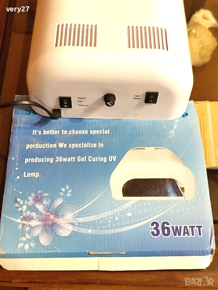 професионална UV лампа с таймер, снимка 1
