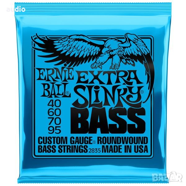 Струни за бас китара Ernie Ball 2835 Extra Slinky, снимка 1