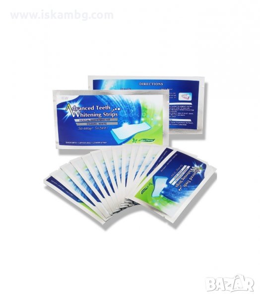 ЛЕНТИ ЗА ИЗБЕЛВАНЕ НА ЗЪБИ ADVANCED TEETH WHITENING STRIPS- 28БР. В КУТИЯ - код Advanced Teeth, снимка 1